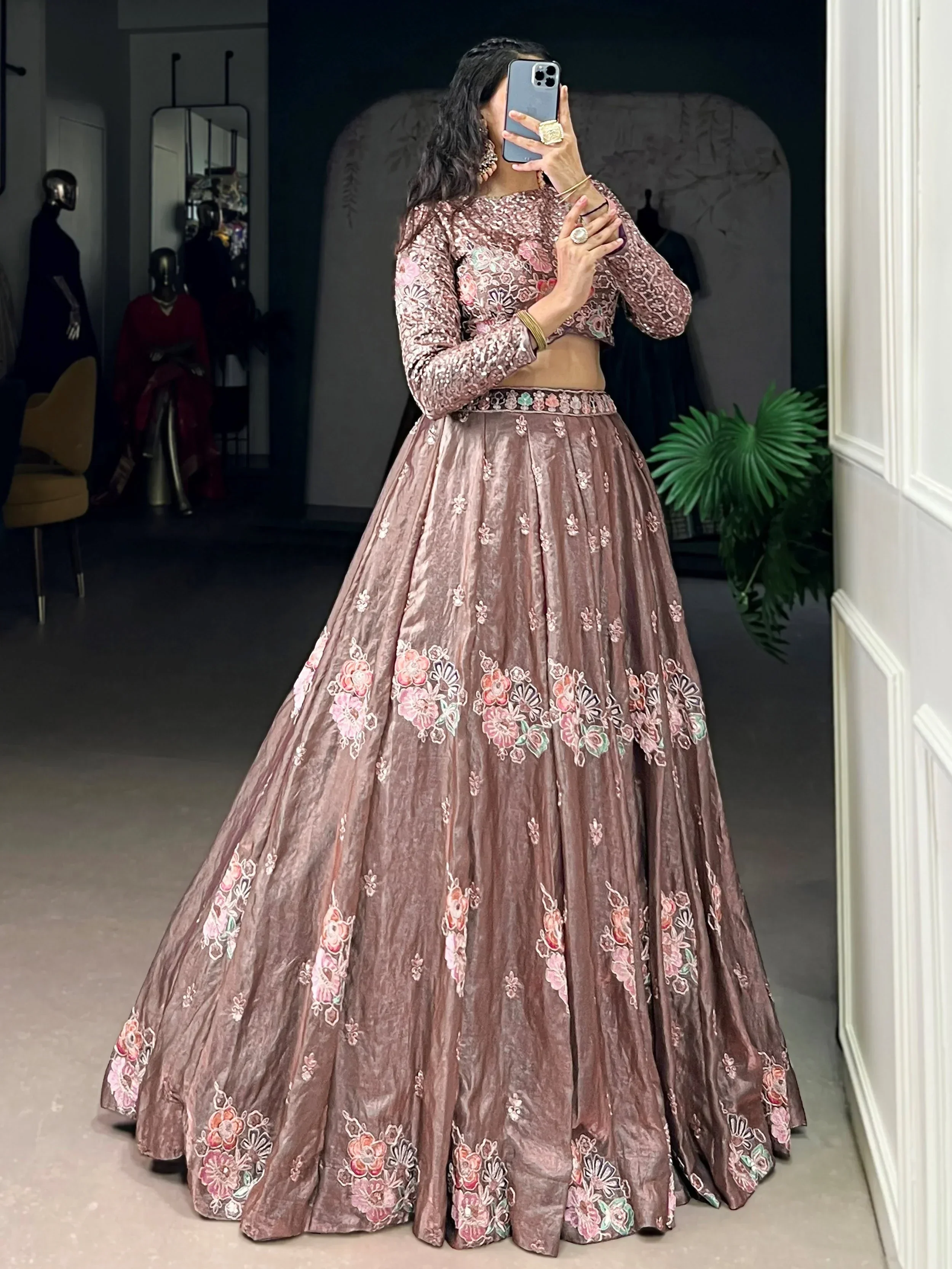 Party Crop Top Lehengas